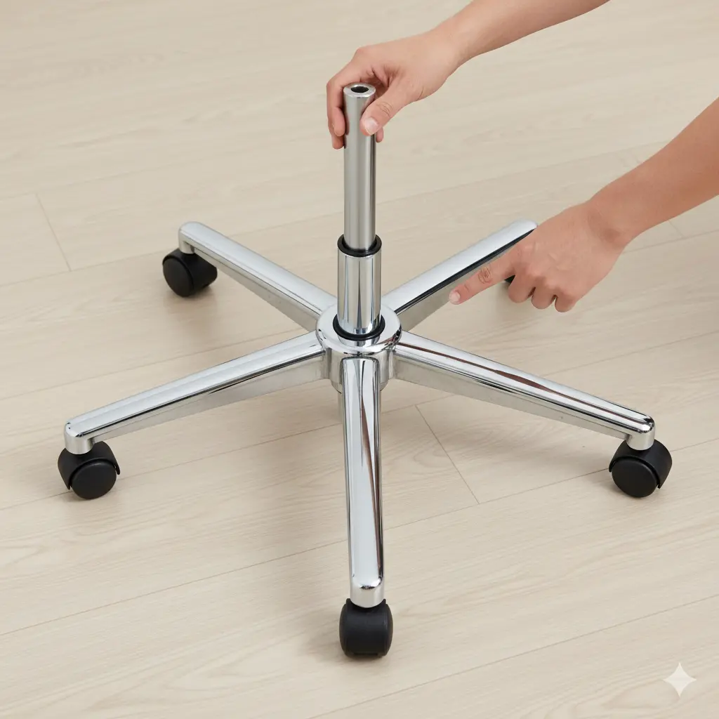 Chi tiết cách lắp piston ghế xoay văn phòng