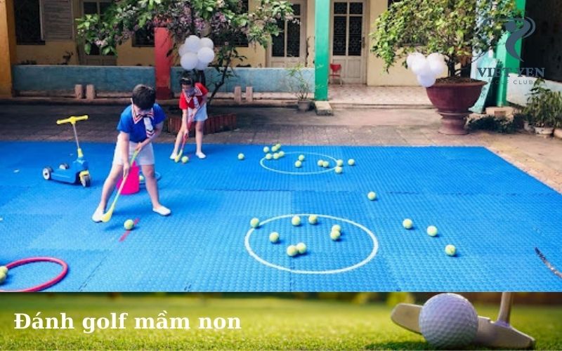 Đánh golf mầm non