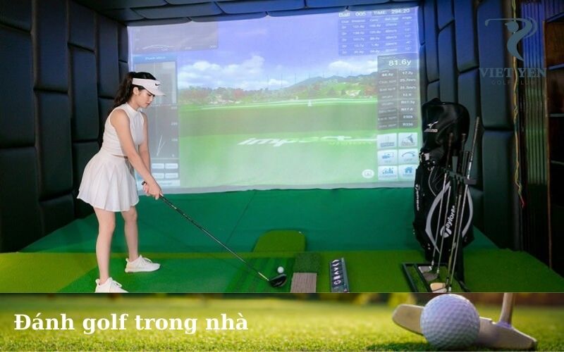 Đánh golf trong nhà