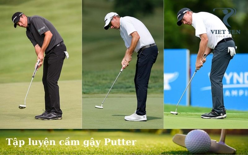 Tập luyện cầm gậy Putter