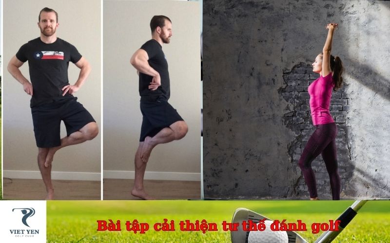 Bài tập cải thiện tư thế đánh golf