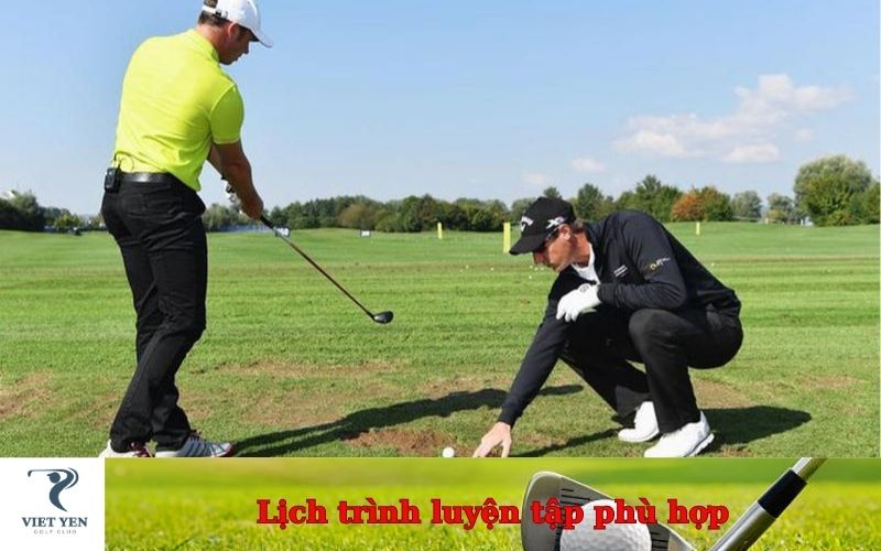 Lịch trình luyện tập phù hợp